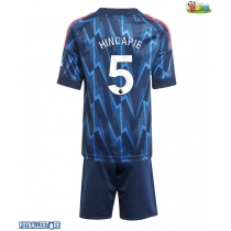 Arsenal Piero Hincapie #5 Bortedraktsett Barn 2025-26 Kortermet (+ Korte bukser)